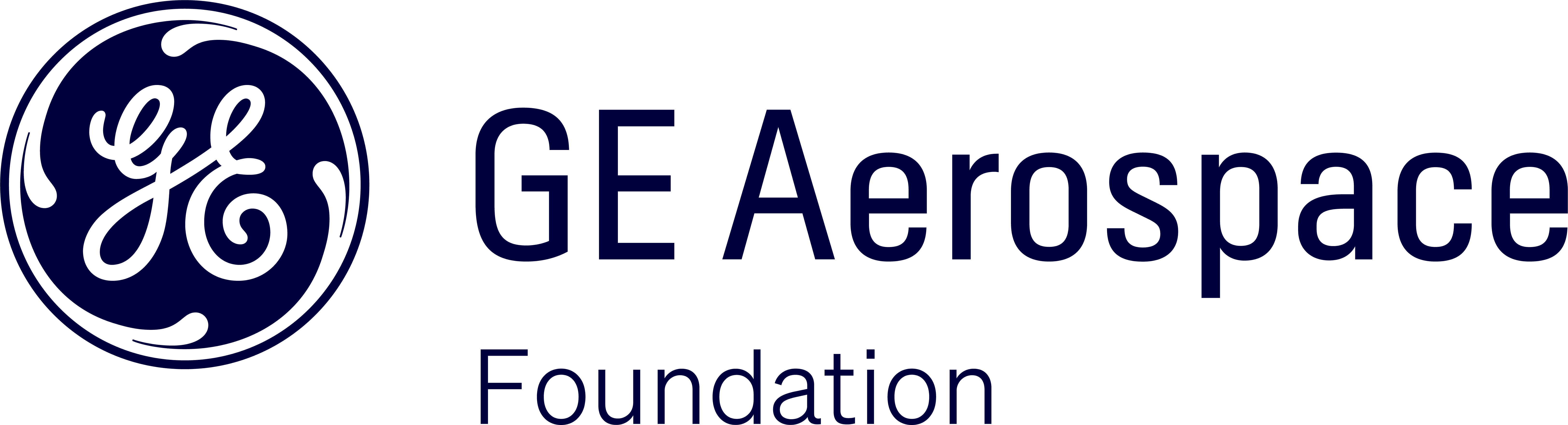 GE Aerospace Foundation logo in navy blue